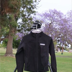 Black Utility Jacket Warm Interior
